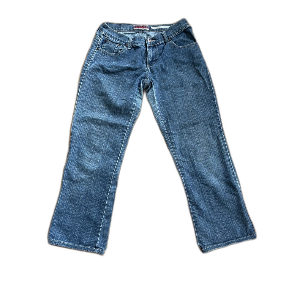 Vintage Z.Cavaricci Capri Jeans Women's Size [5] Blue Denim Cropped Y2K